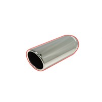 Mel's Manufacturing Rolled Angle Cut Clamp/Weld Exhaust Tips