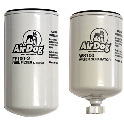 AirDog Replacement Filters - 1 Fuel Filter (FF100-2) & 1 Water Separator  Filter (WS100)