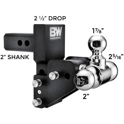 B&W Multipro Tailgate Compatible Tow & Stow - 2.5