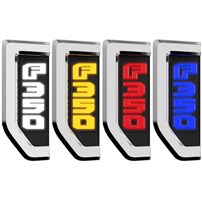 Recon Ford F350 17-22 Illuminated Emblems Chrome