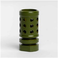 Recon AR-15 Perforated Hole Rifle Barrel Antenna Tip Flash Hider Olive Drab/Army Green