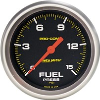 AutoMeter Pro Comp Series - Fuel Pressure Gauge 2-5/8