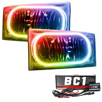 Oracle Lighting 1999-2004 Ford F-250/F-350 Superduty Pre-Assembled Headlights - Colorshift - W/Bc1 Controller