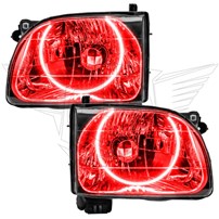 Oracle Lighting 2001-2004 Toyota Tacoma Pre-Assembled Halo Headlights - Red