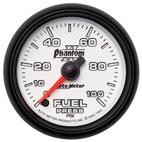 AutoMeter Phantom II Series - Fuel Pressure Gauge 2-1/16