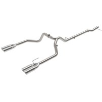 aFe Vulcan Series 3 IN 304 Stainless Steel DPF-Back Exhaust System w/Polished Tip - 23-24 Silverado / Sierra L6 3.0L