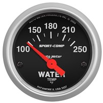 AutoMeter Sport Comp Series Water Temperature Gauges