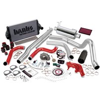 Banks PowerPack Bundle Complete Power System w/Single Exit Exhaust Black Tip - Late 1999 Ford 7.3L F250/F350 Automatic Transmission