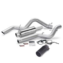Banks Power - Monster Exhaust (Black Tip) - 06-07 Chevy/GMC LLY, LBZ | Crew cab, short bed | Cat converter