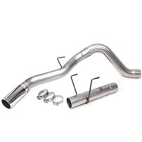 Banks Monster Exhaust 4.0 Single S/S-Chrome Tip - 13-18 Ram 6.7L Crew Cab Long Bed