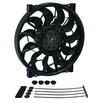 Derale Single RAD Pusher/Puller Fan & Standard Mount Kit