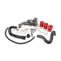 DieselSite Water Pump Kit w/ Coolant Filter (Thermostat Housing & Radiator Hose) - 99-03 Ford 7.3L