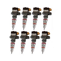 Unlimited Diesel Stage 1 Injector 160CC with Stock Nozzle (Set of 8) - Includes Power Hungry Hydra Chip with Custom Tuning