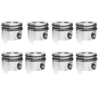 MAHLE 224-3409WR Piston With Rings (Standard - Reduced Compression) - 94-03 Ford 7.3L Powerstroke