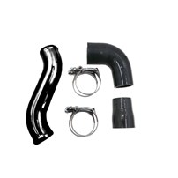 No Limit Fabrication Upper Coolant Hose Kit, Black - 2003-2007 Ford PowerStroke 6.0L