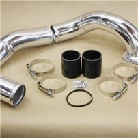 No Limit Ford 6.4L Powerstroke Coldside Intercooler Pipe Raw Aluminum