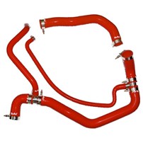 PPE Silicone Upper and Lower Coolant Hose Kit - 01-05 GM Duramax 6.6L (Red)