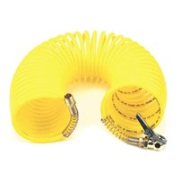 Viair 35 Ft. Coil Hose, With 1/4In M Swivel, With Close Ended Clip-On Chuck