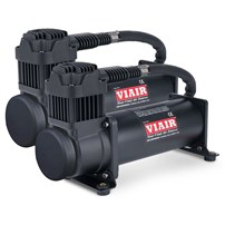 Viair Dual Stealth Black 444C High-Performance Value Pack (200 Psi, 444C/2)