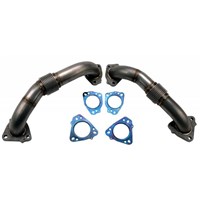 WC Fab Up Pipe Kit w/ Gaskets, 2in, for 2017-2024 GM Duramax L5P, Stainless