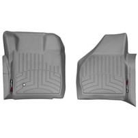 WeatherTech DigitalFit FloorLiner Front Set (GREY) - 2008-2010 Ford Super Duty (All Cabs, Automatic - w/o 4x4 Floor Shifter)