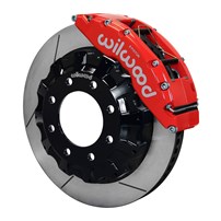 Wilwood TC6R Big Brake Front Brake Kit - 01-10 GM 2500/3500; 03-05 GM 1500 (Red Calipers | Slotted Rotors)