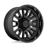 XD Wheels XD864 24X12 8X170 Satin Black With Gloss Black Lip -44MM